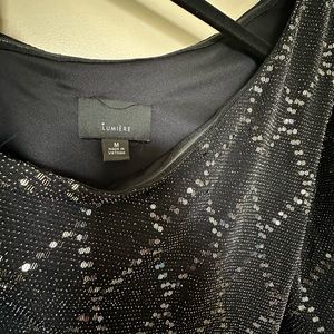 NWT Lumiere one shoulder dress